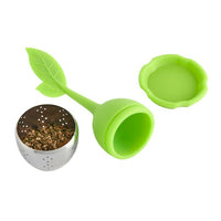 Tea Accessories - Silicone Leaf Tea Infuser - Green - THE SPICE & TEA SHOPPE