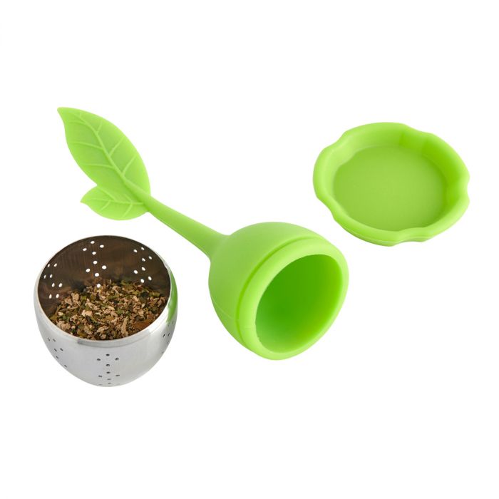 Tea Accessories - Silicone Leaf Tea Infuser - Green - THE SPICE & TEA SHOPPE