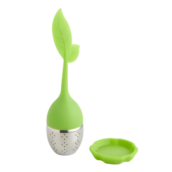 Tea Accessories - Silicone Leaf Tea Infuser - Green - THE SPICE & TEA SHOPPE