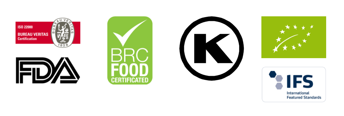 various certifications for Calabrian chilis.