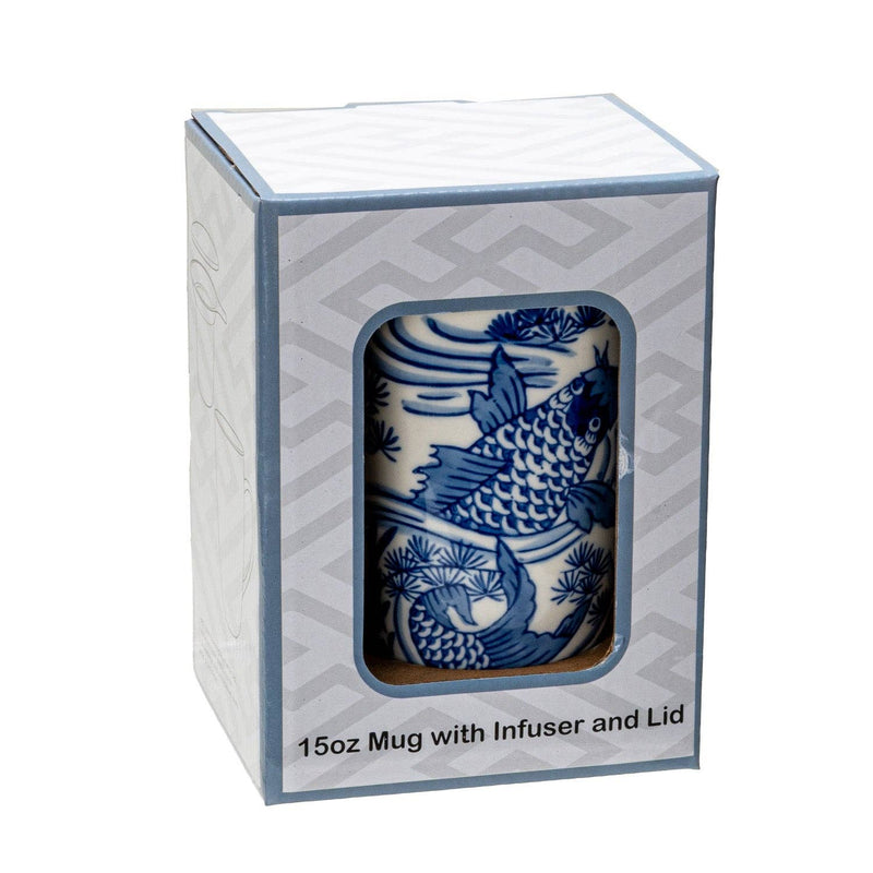 Koi Fish Mug with Infuser