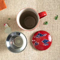 Oriental Dragon Mug with Infuser