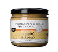 Jar of Terrapin Ridge Farms hoppin' jalapeno spread on a white background at The Spice & Tea Shoppe