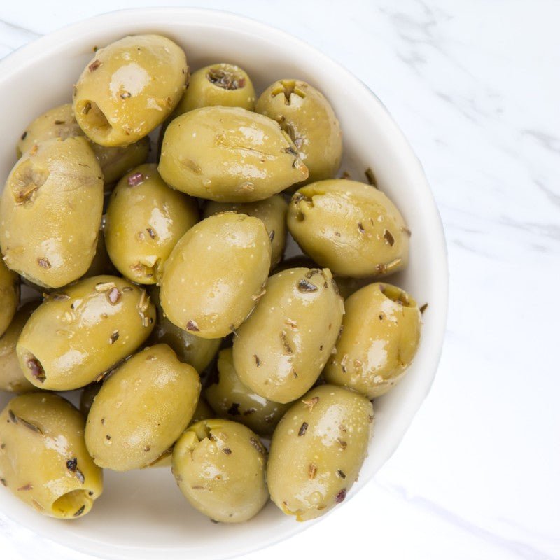 Gourmet Foods - Arnaud - Pitted Green Olives with Herbes de Provence - THE SPICE & TEA SHOPPE
