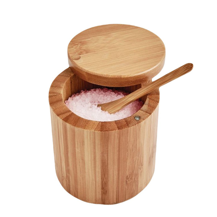 Spice Accessories - Bamboo Salt Keeper - THE SPICE & TEA SHOPPE