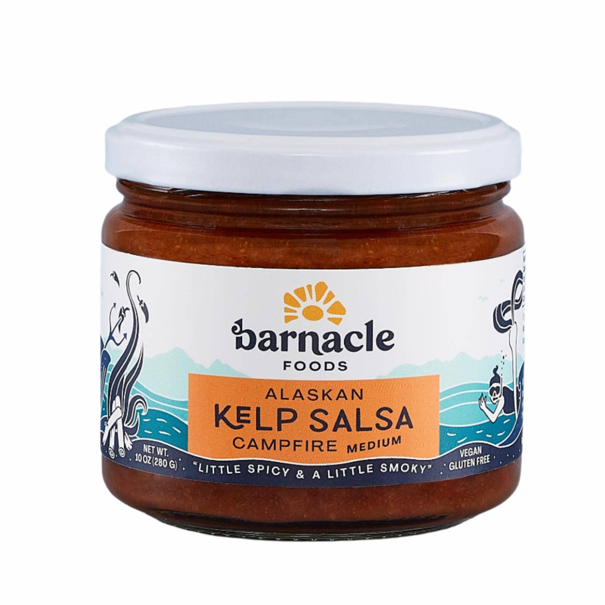 Gourmet Foods - Barnacle Foods - Alaskan Kelp Salsa - Campfire Medium - THE SPICE & TEA SHOPPE