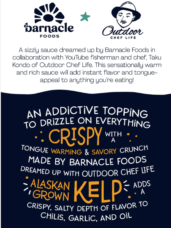 Gourmet Foods - Barnacle Foods - Kelp Chili Crisp - THE SPICE & TEA SHOPPE