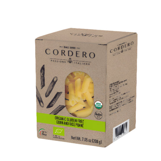 Cordero - Corn and Rice Penne - Gluten Free and Organic