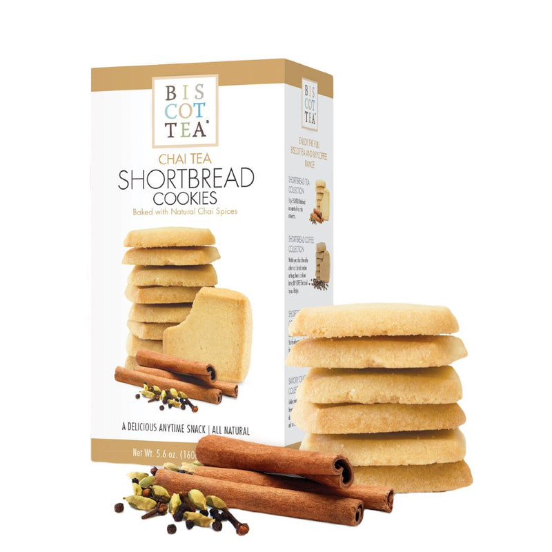 Gourmet Foods - Chai Tea Shortbread Cookies - THE SPICE & TEA SHOPPE