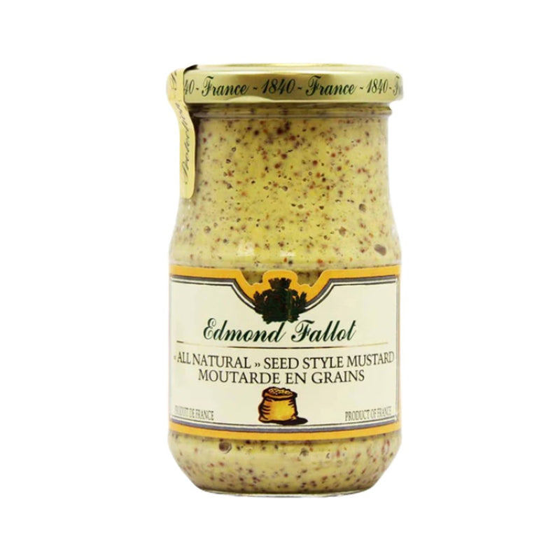 Gourmet Foods - Edmond Fallot Old Fashioned Seed - Style Dijon Mustard - THE SPICE & TEA SHOPPE
