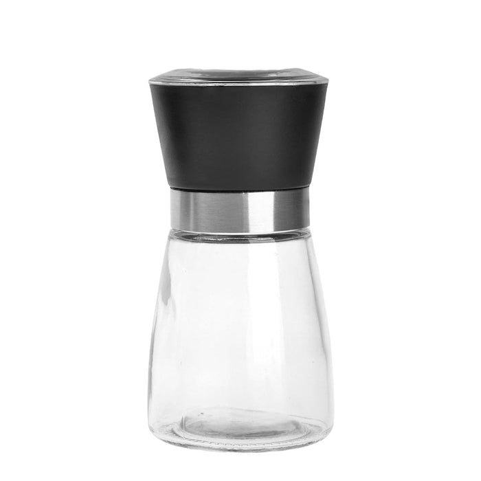 Spice Accessories - Glass Spice Grinder - Black and Stainless - THE SPICE & TEA SHOPPE
