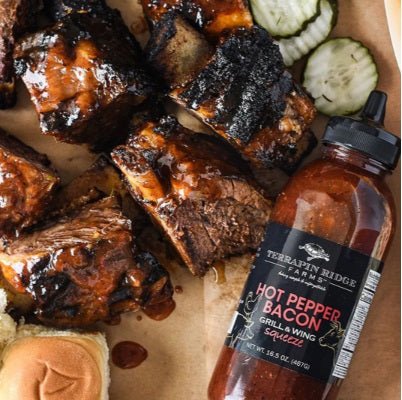 Gourmet Foods - Hot Pepper Bacon Wing Sauce - THE SPICE & TEA SHOPPE