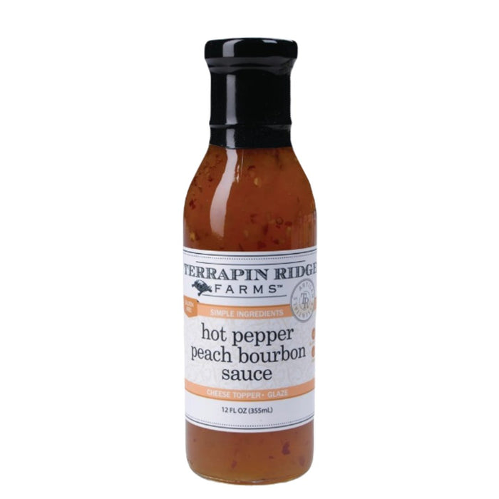 Gourmet Foods - Hot Pepper Peach Bourbon Sauce - THE SPICE & TEA SHOPPE