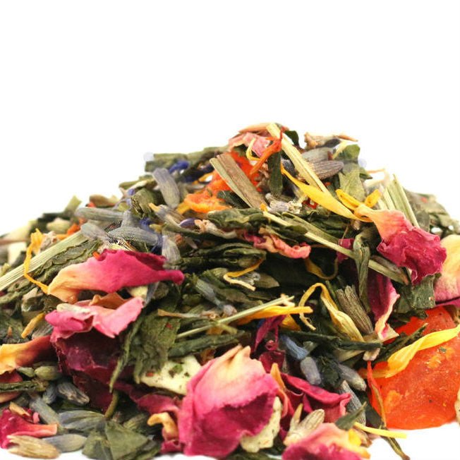 Green Tea Infusions - Lavender Peach Green - THE SPICE & TEA SHOPPE