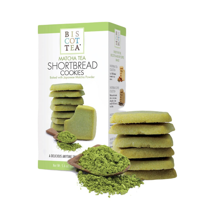 Gourmet Foods - Matcha Green Tea Shortbread Cookies - THE SPICE & TEA SHOPPE