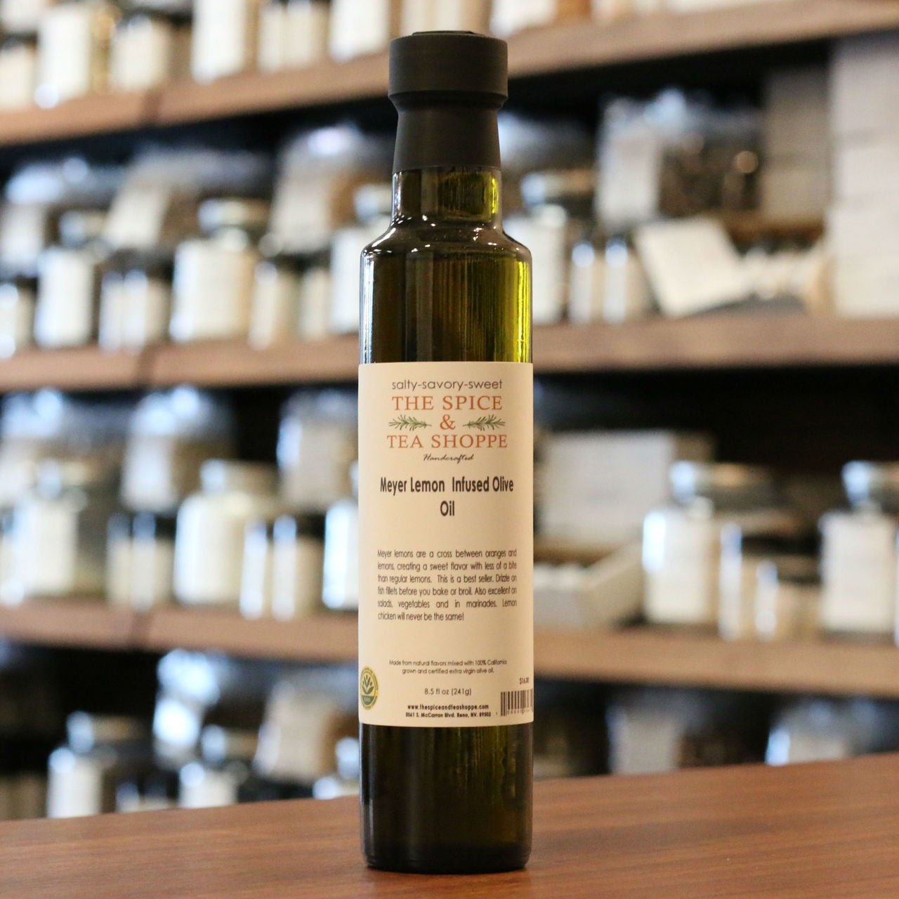 Certified Extra Virgin Olive Oil - Lemon Infused - Shop Now! – THE