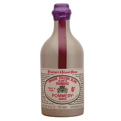 Gourmet Foods - Pommery - Raspberry White Wine Vinegar Stone Bottle - THE SPICE & TEA SHOPPE