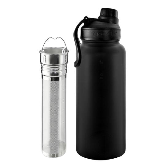 Tea Accessories - Stainless Steel Travel Bottle with Infuser - THE SPICE & TEA SHOPPE