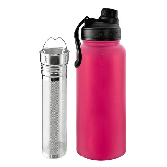 Tea Accessories - Stainless Steel Travel Bottle with Infuser - THE SPICE & TEA SHOPPE